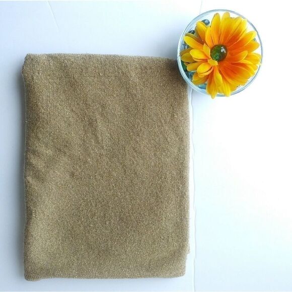 GOLD FLAKE INFINITY SCARF - Picture 2 of 4